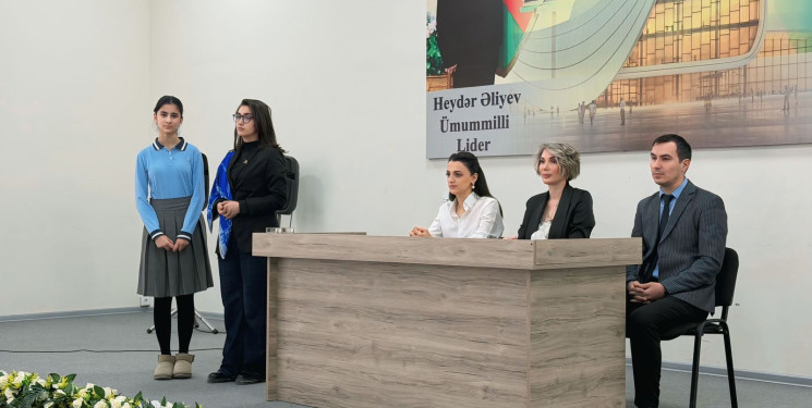 Uşaq Səfirlər Məclisinin nümayəndələri ilə Siyəzən şəhər 2 saylı tam orta məktəbdə tədbir təşkil olunmuşdur