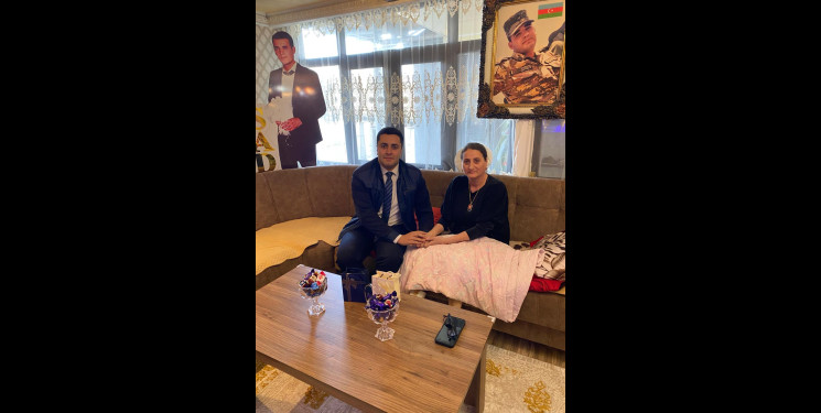 8 Mart - Beynəlxalq qadınlar günü münasibətilə təşkil olunmuş tədbirə səhhəti ilə bağlı gələ bilməyən şəhid ailələri yaşadıqları ünvanda ziyarət olunmuşlar